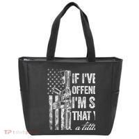 If IVe Ever Offended You IM Sorry American Flag Tote Bag thumb 0