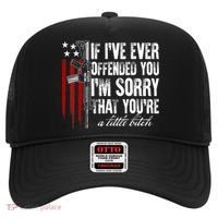 If I've Ever Offended You I'm Sorry American Flag Hat thumb 0