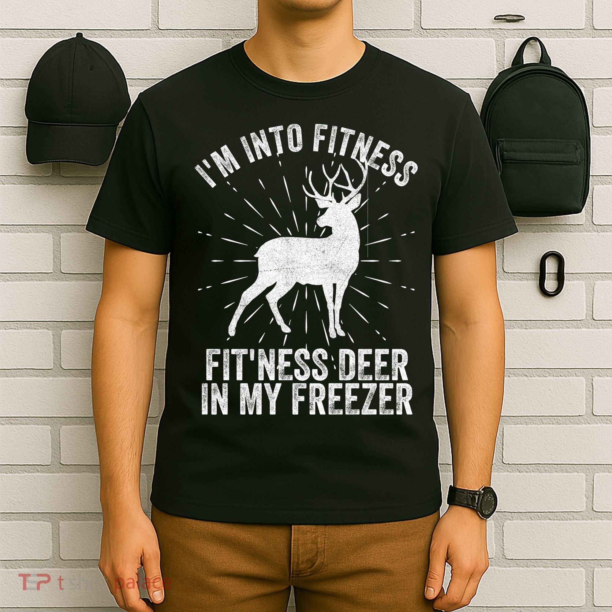 Im Into Fitness Fitness Deer In My Freezer T-Shirt