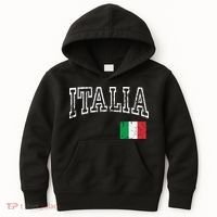 Italia Italian Flag Italy Distressed Kids Hoodie thumb 0
