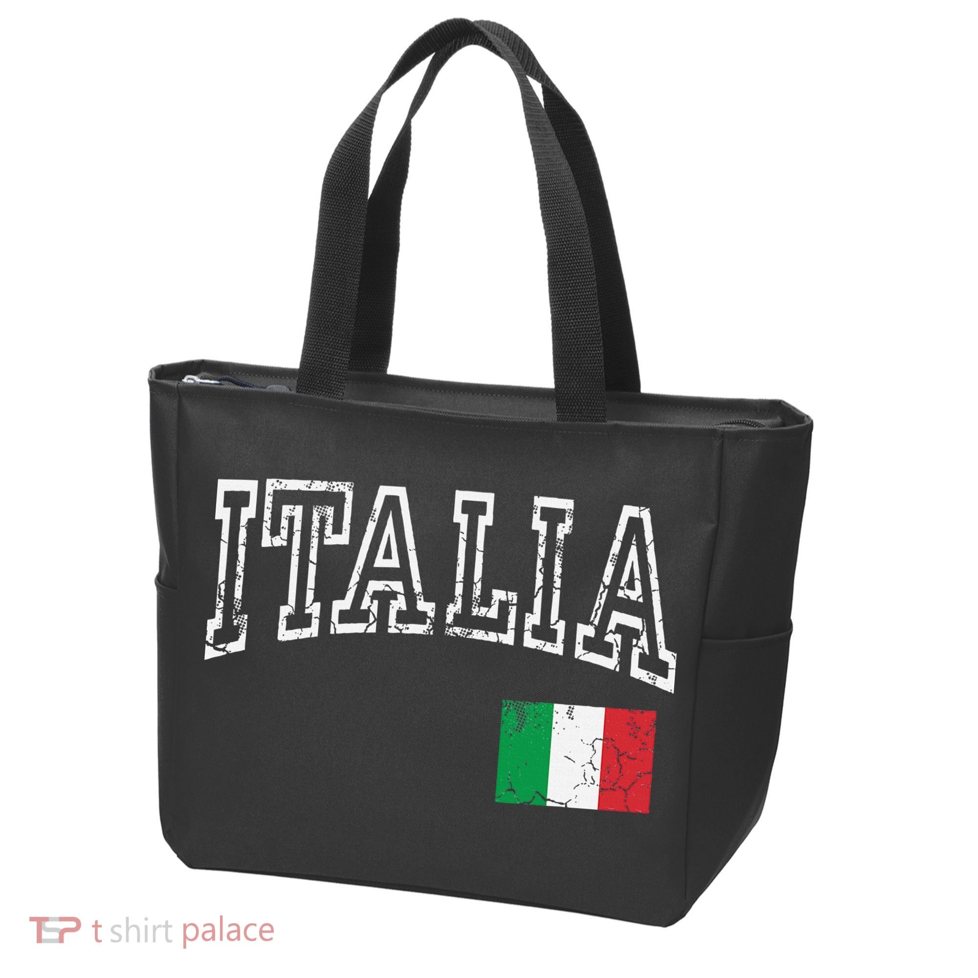Italia Italian Flag Italy Distressed Tote Bag