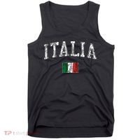 Italia Italian Flag Sports Tank Top thumb 0