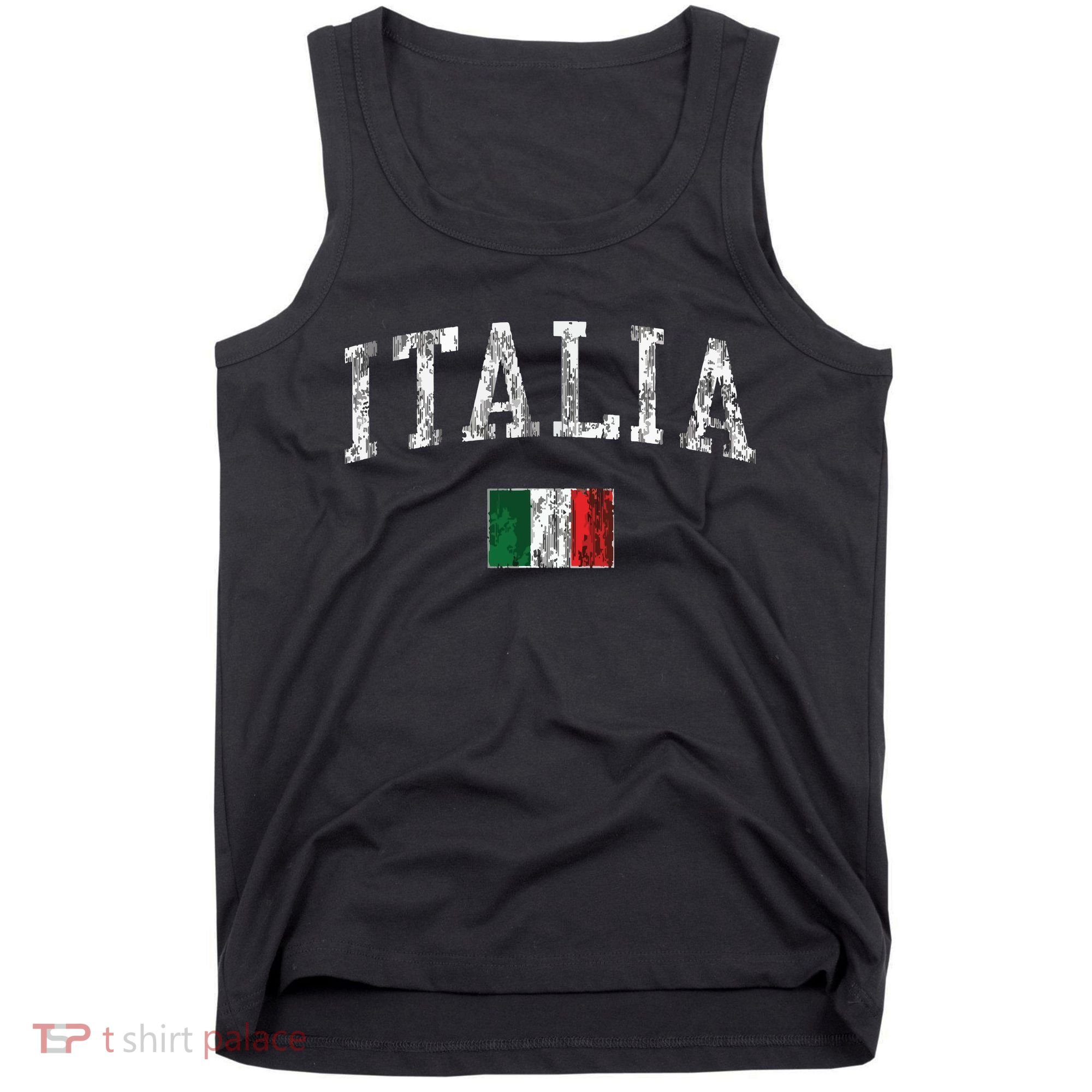 Italia Italian Flag Sports Tank Top