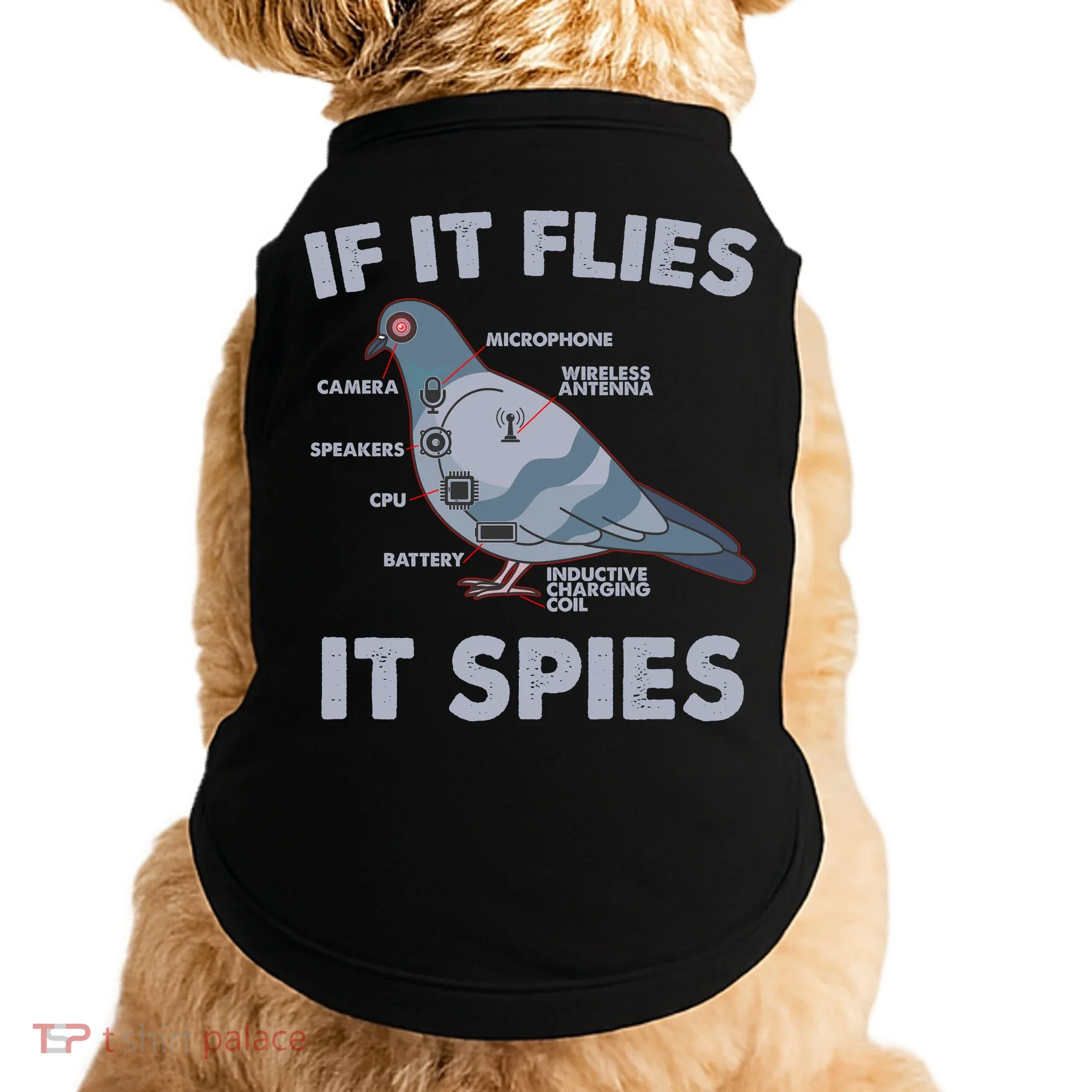 If It Flies It Spies Doggie Tank
