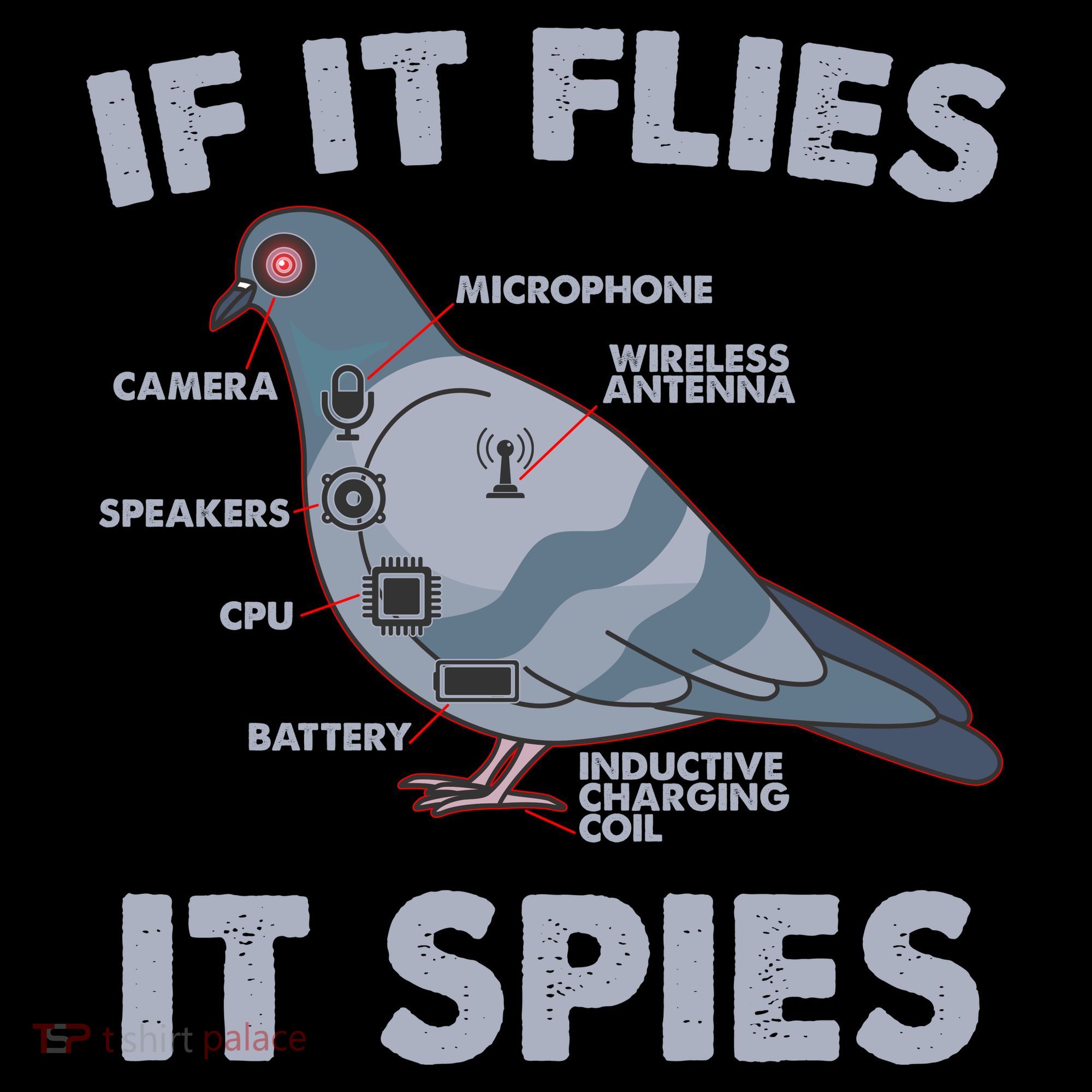 If It Flies It Spies Doggie Tank