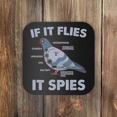 If It Flies It Spies Coaster