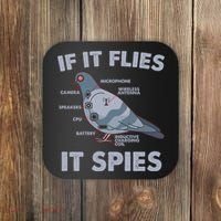 If It Flies It Spies Coaster thumb 0