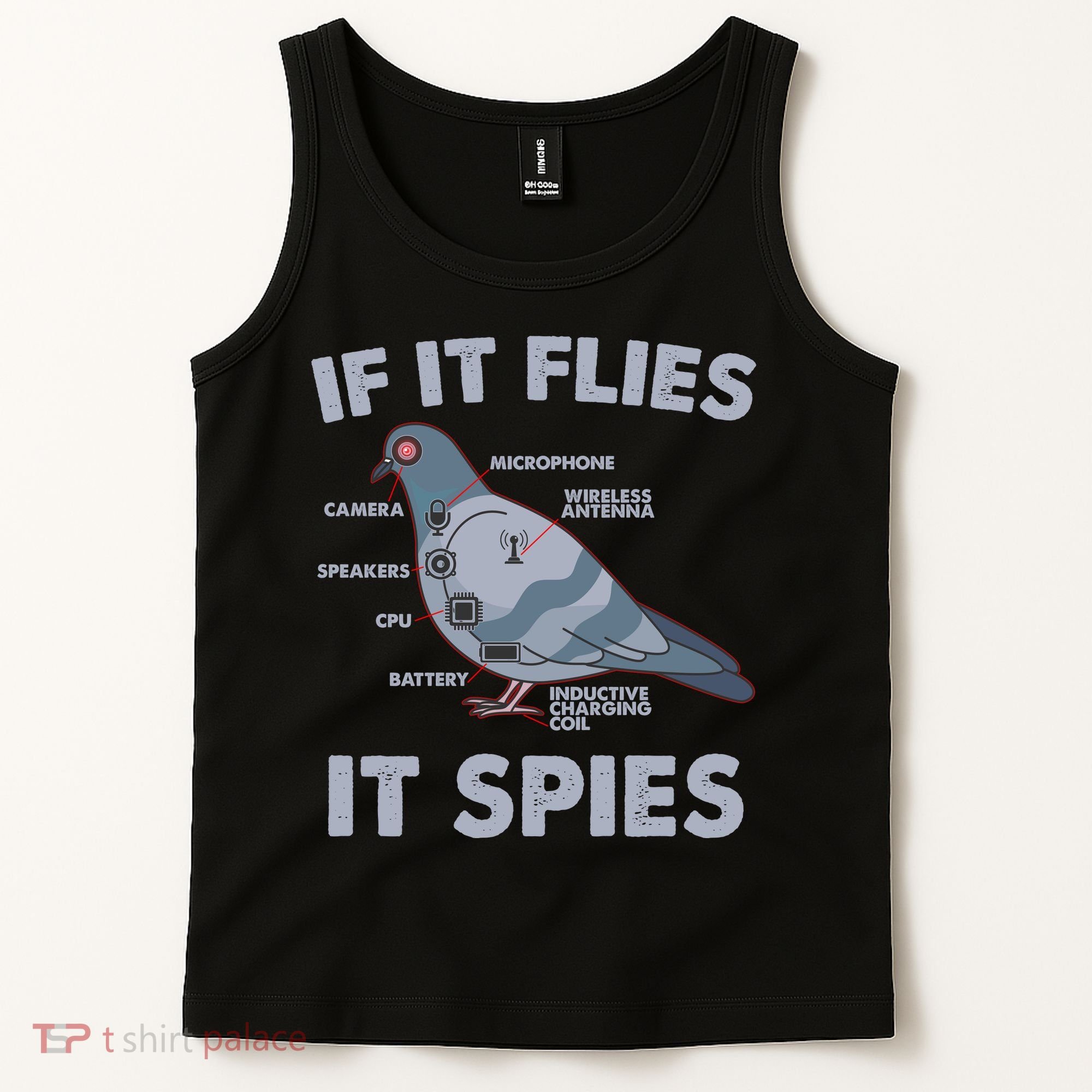 If It Flies It Spies Tank Top
