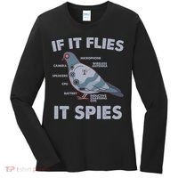 If It Flies It Spies Women's Long Sleeve Shirt thumb 0