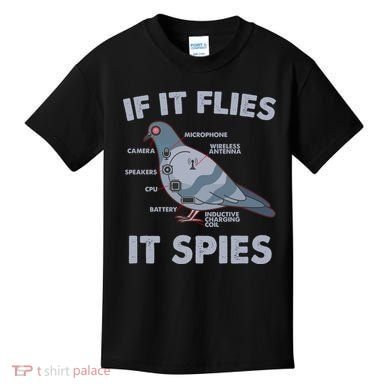 If It Flies It Spies Kids T-Shirt