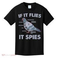 If It Flies It Spies Kids T-Shirt thumb 0