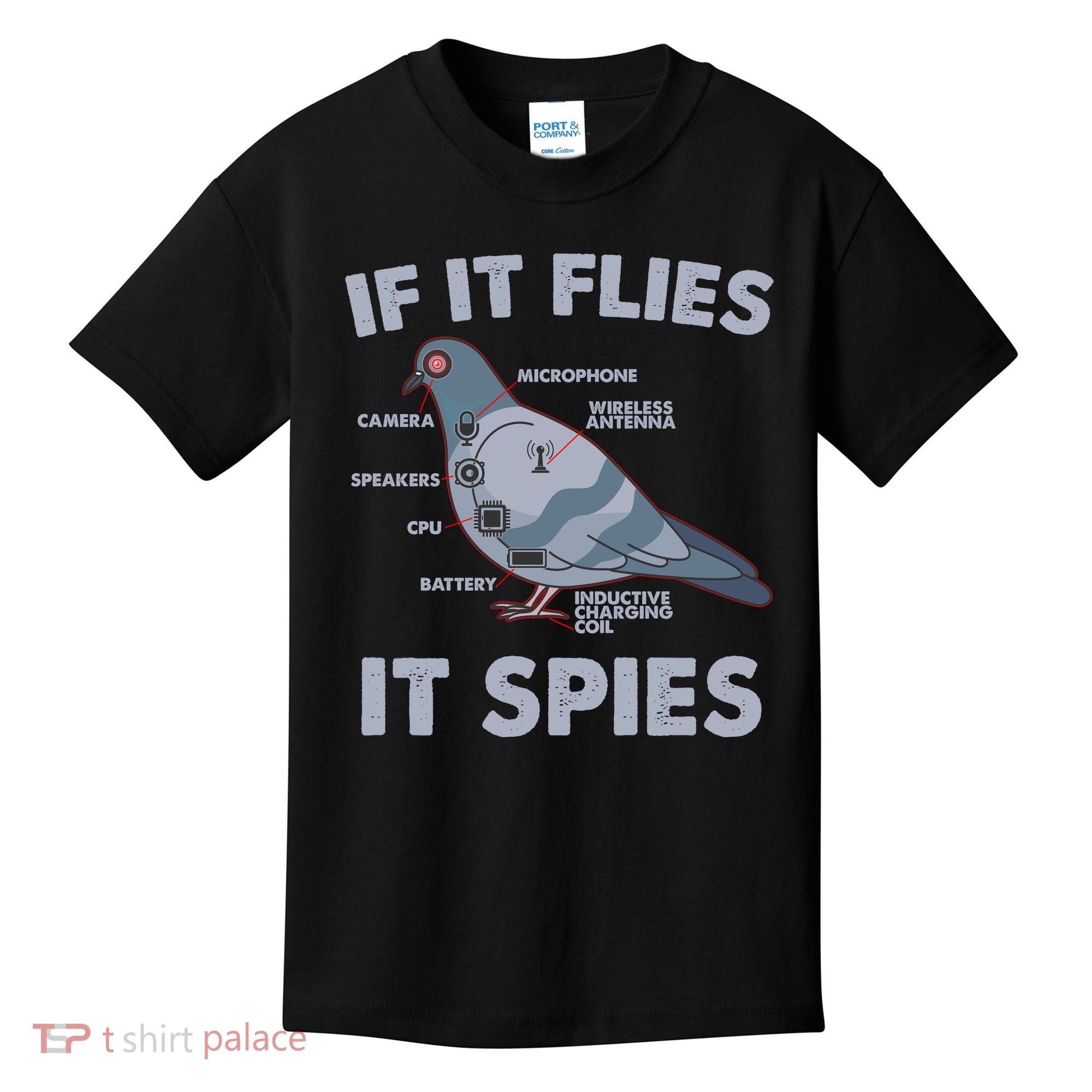 If It Flies It Spies Kids T-Shirt