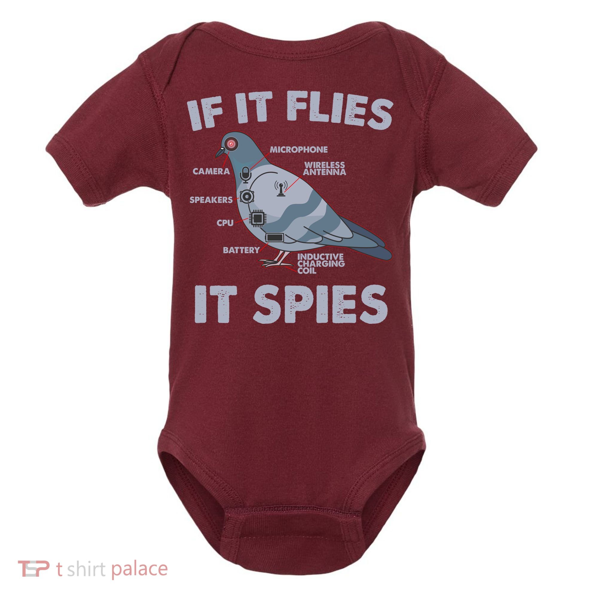 If It Flies It Spies Baby Bodysuit