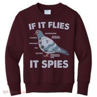 If It Flies It Spies Kids Sweatshirt thumb 0