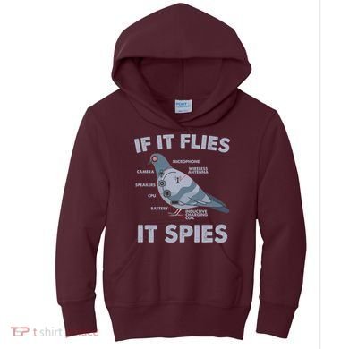 If It Flies It Spies Kids Hoodie
