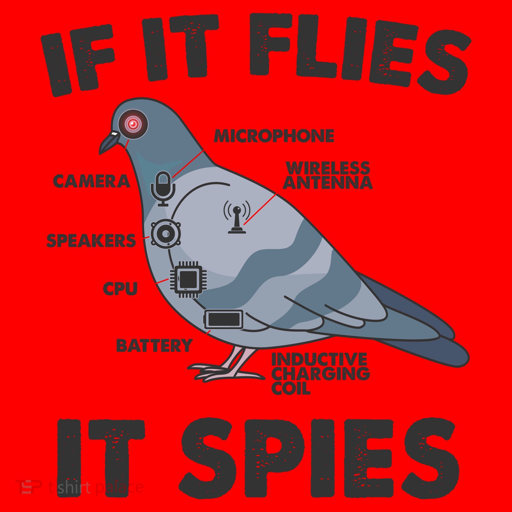 If It Flies It Spies Santa Hat