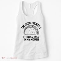 Im Into Fitness Taco In My Mouth Funny Taco Women's Tank Top thumb 0