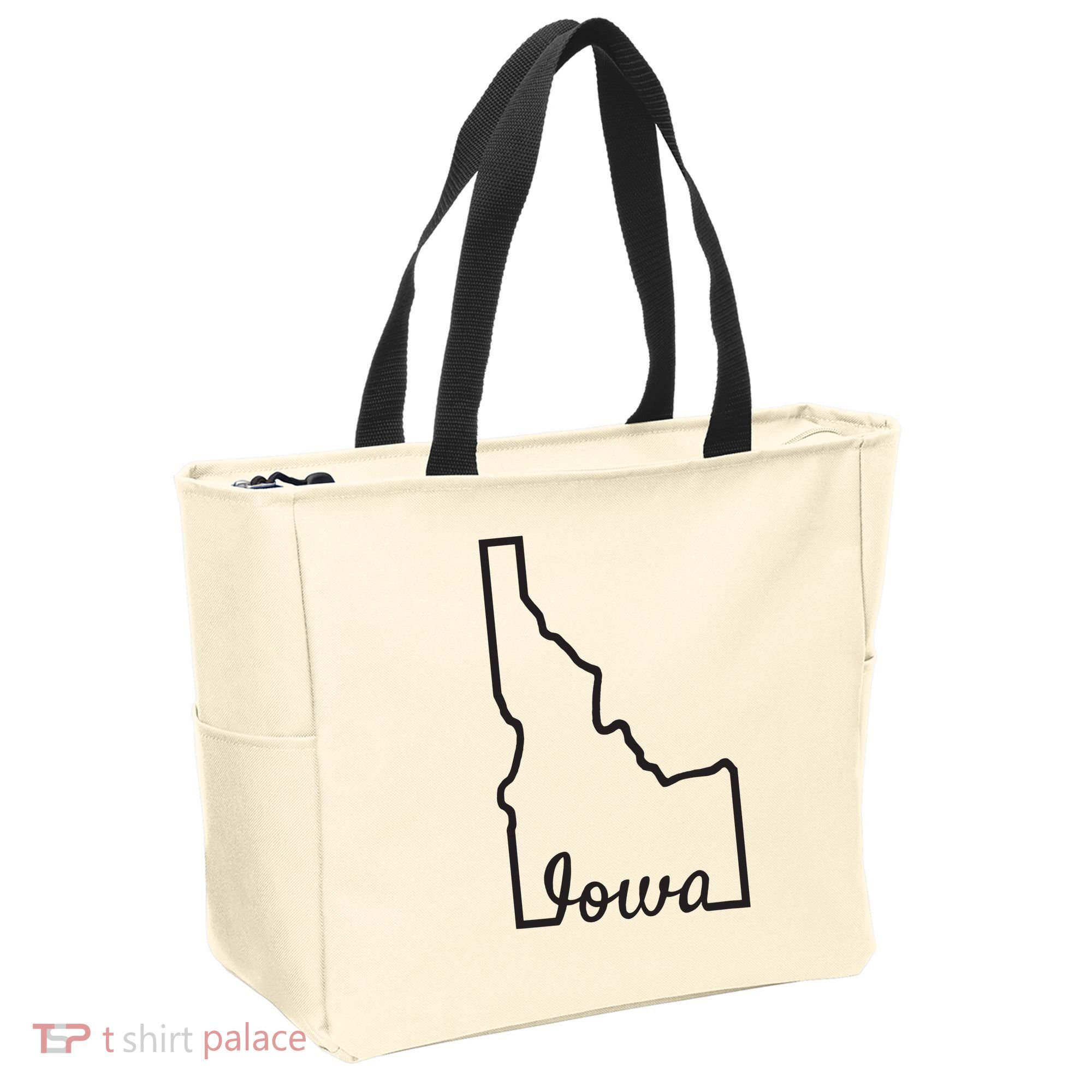 Idaho Iowa Funny Geography Mix Up Joke Idawa State Pride Tote Bag