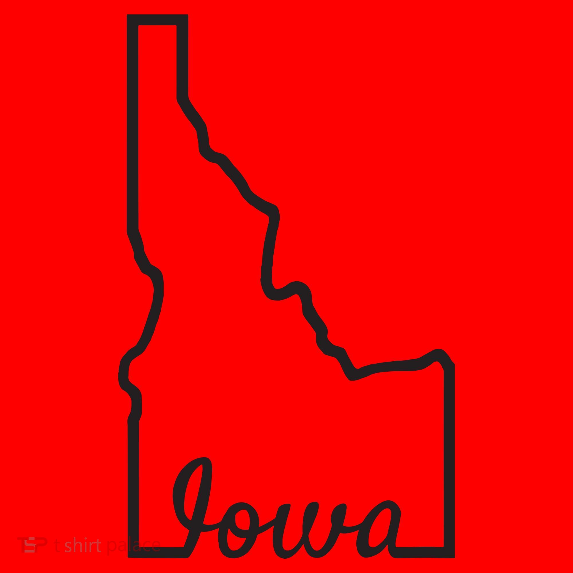 Idaho Iowa Funny Geography Mix Up Joke Idawa State Pride Santa Hat