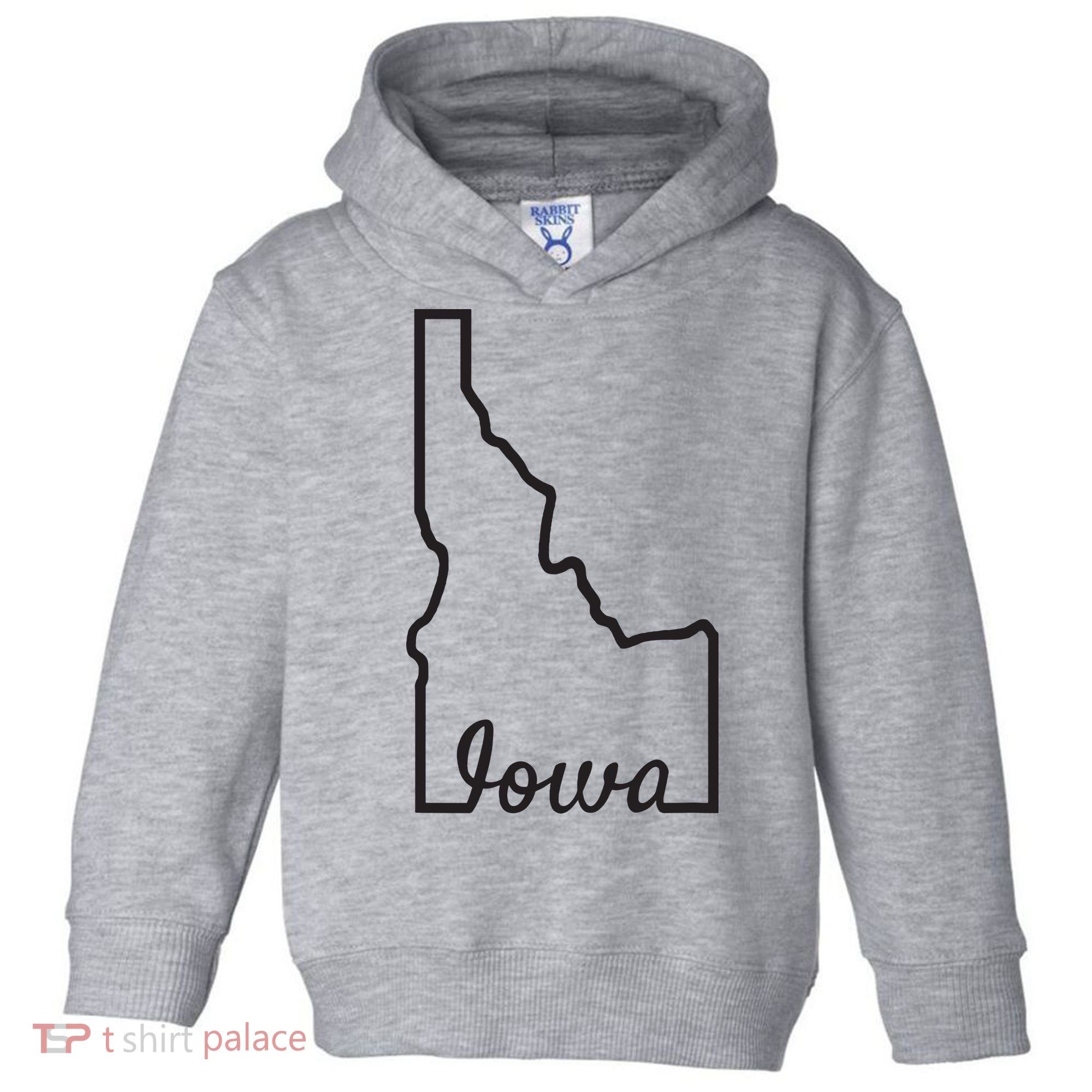 Idaho Iowa Funny Geography Mix Up Joke Idawa State Pride Toddler Hoodie