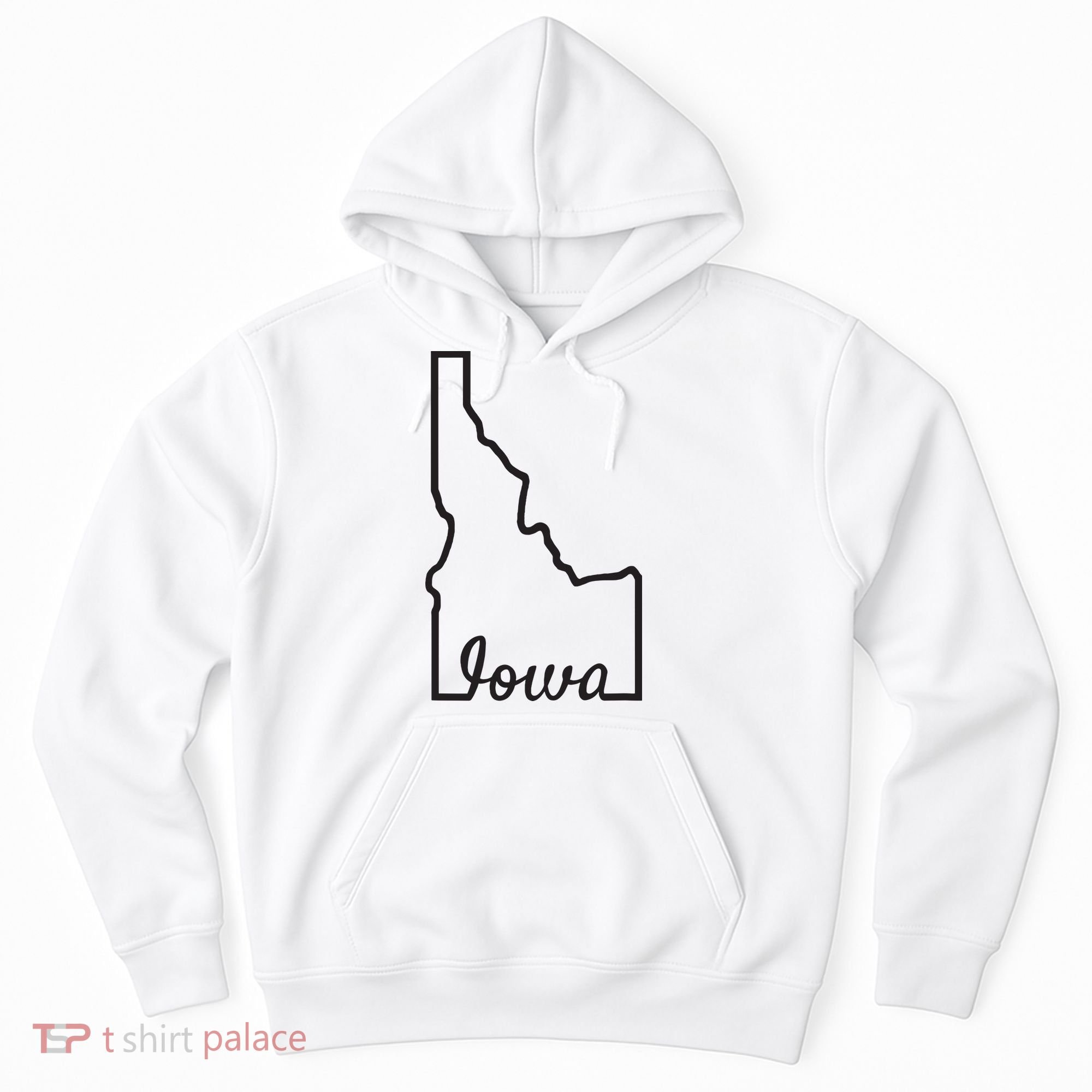 Idaho Iowa Funny Geography Mix Up Joke Idawa State Pride Hoodie