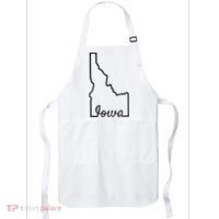 Idaho Iowa Funny Geography Mix Up Joke Idawa State Pride Apron thumb 0