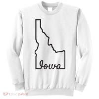 Idaho Iowa Funny Geography Mix Up Joke Idawa State Pride Sweatshirt thumb 0