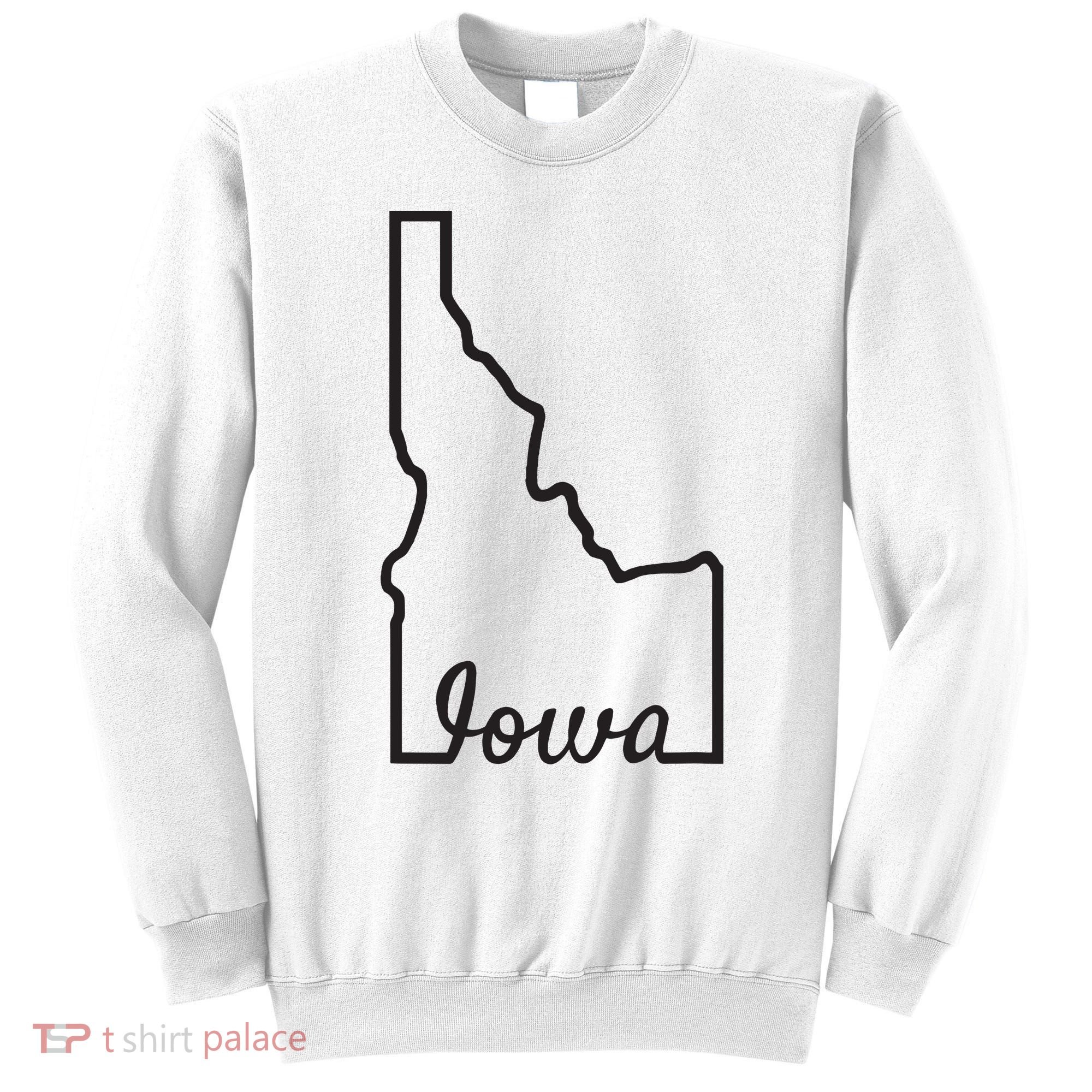 Idaho Iowa Funny Geography Mix Up Joke Idawa State Pride Sweatshirt