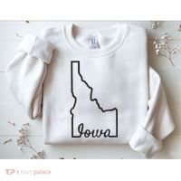 Idaho Iowa Funny Geography Mix Up Joke Idawa State Pride Sweatshirt thumb 2