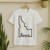 Idaho Iowa Funny Geography Mix Up Joke Idawa State Pride T-Shirt thumb 2