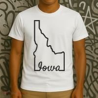 Idaho Iowa Funny Geography Mix Up Joke Idawa State Pride T-Shirt thumb 3