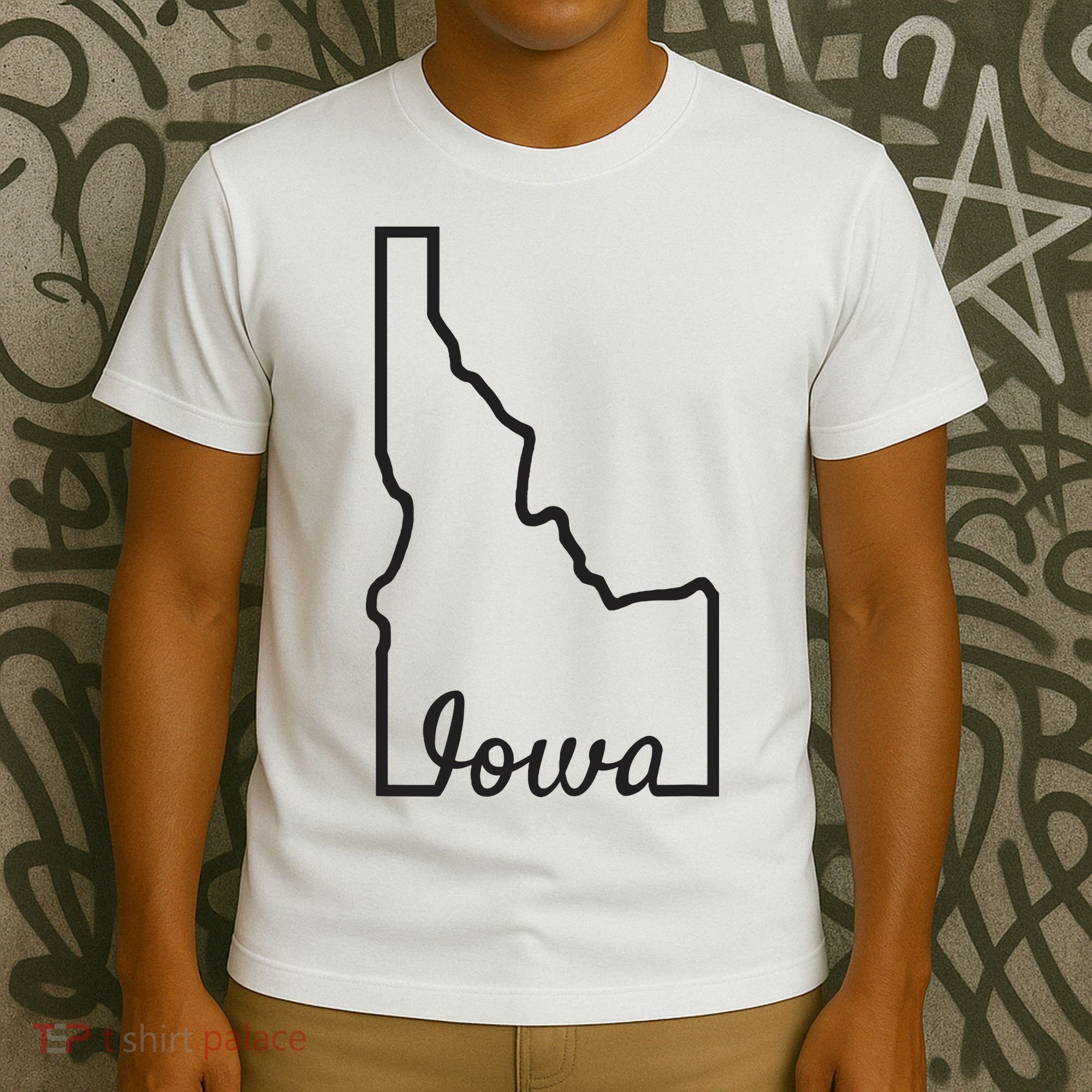 Idaho Iowa Funny Geography Mix Up Joke Idawa State Pride T-Shirt