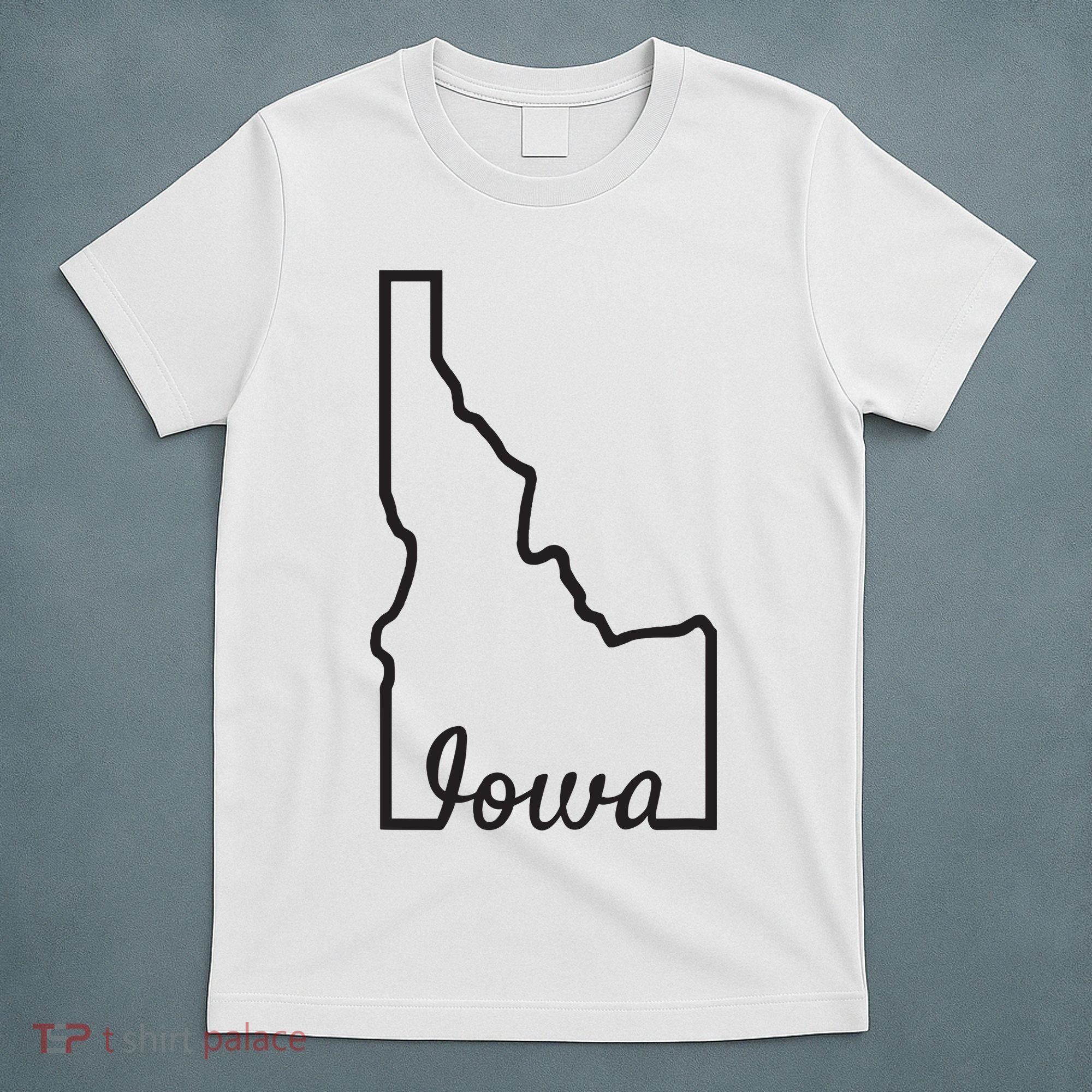 Idaho Iowa Funny Geography Mix Up Joke Idawa State Pride T-Shirt
