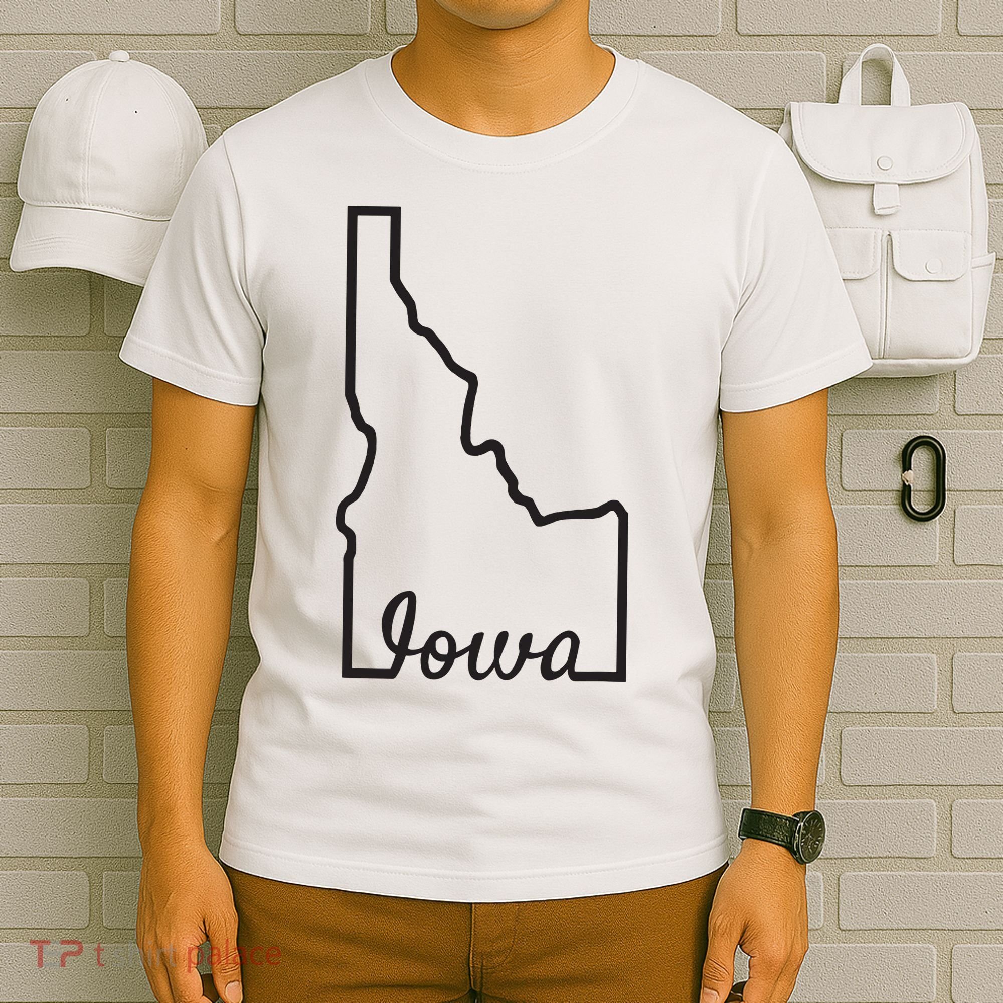 Idaho Iowa Funny Geography Mix Up Joke Idawa State Pride T-Shirt