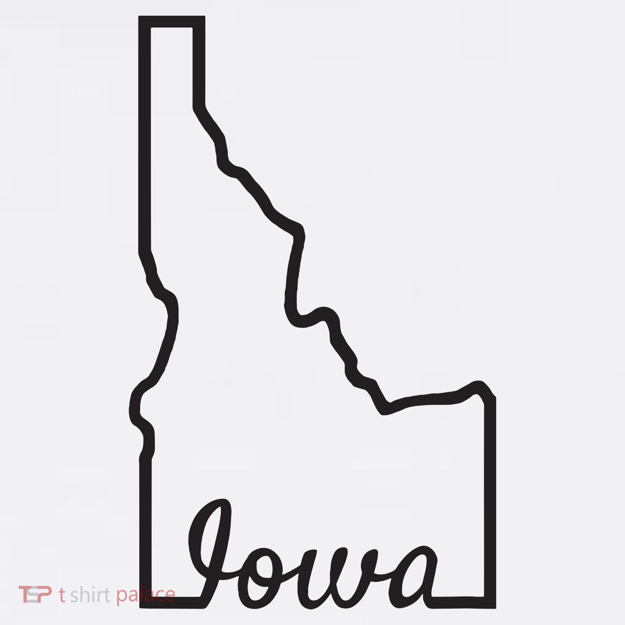 Idaho Iowa Funny Geography Mix Up Joke Idawa State Pride Women's Tank Top