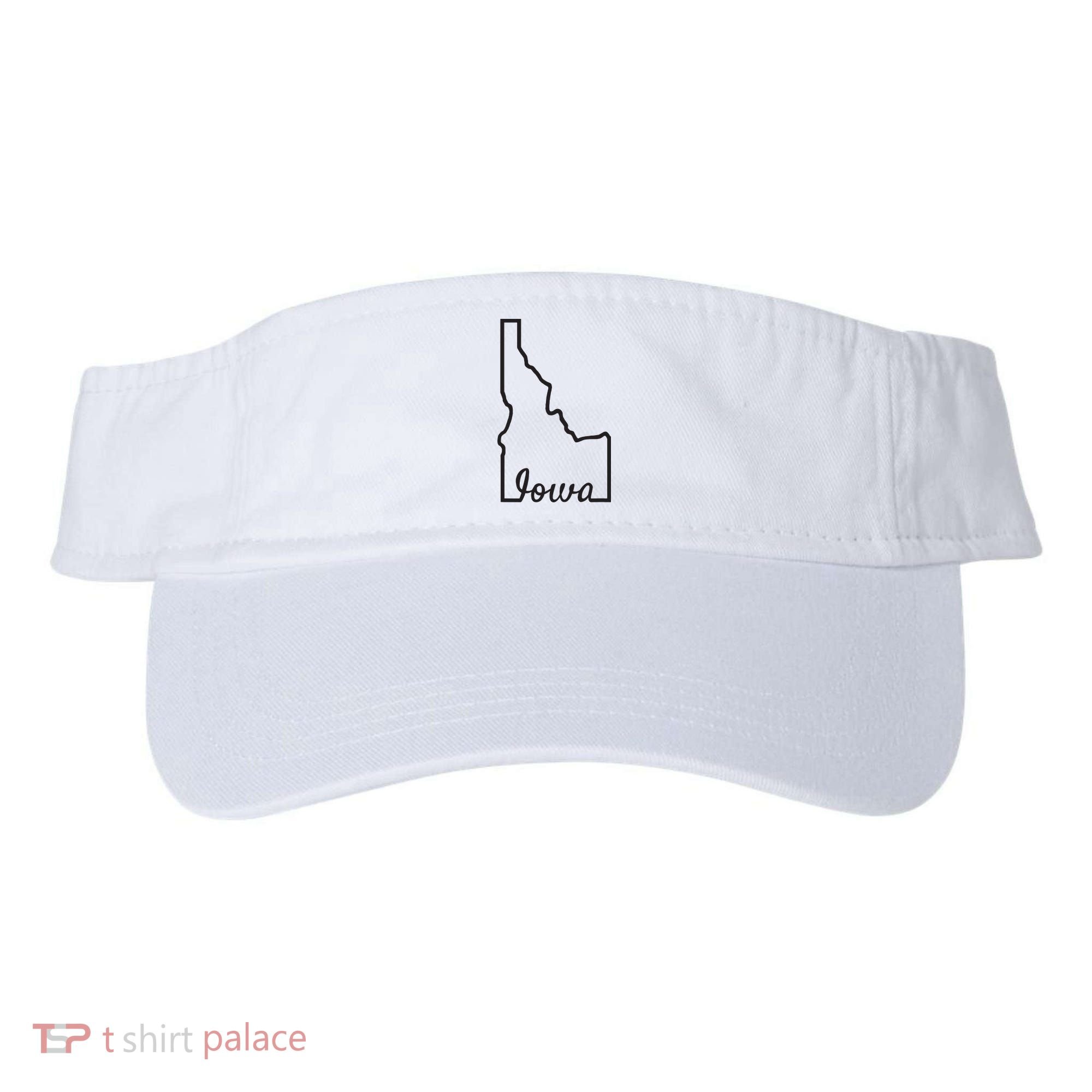 Idaho Iowa Funny Geography Mix Up Joke Idawa State Pride Visor