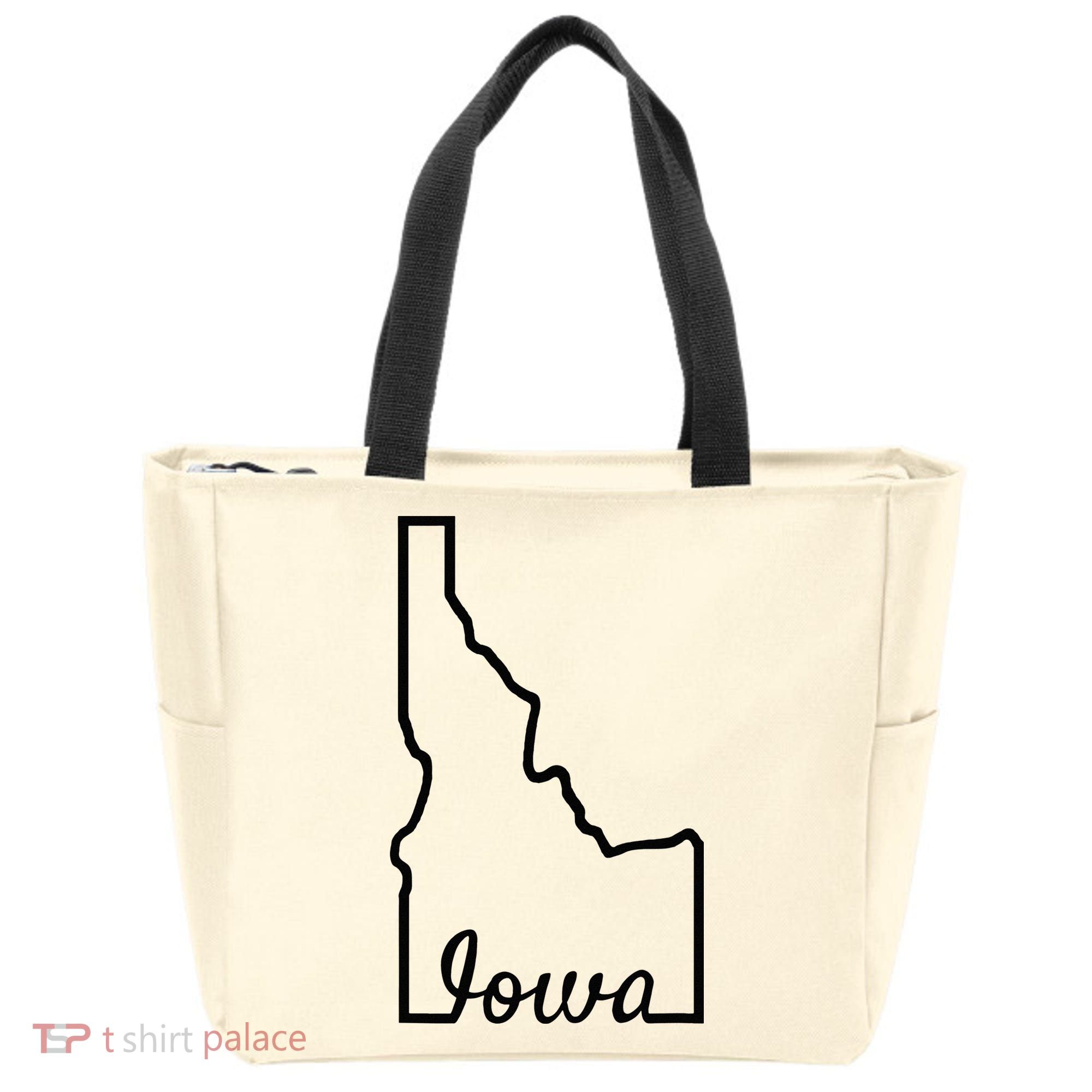 Idaho Iowa Funny Geography Mix Up Joke Idawa State Pride Tote Bag