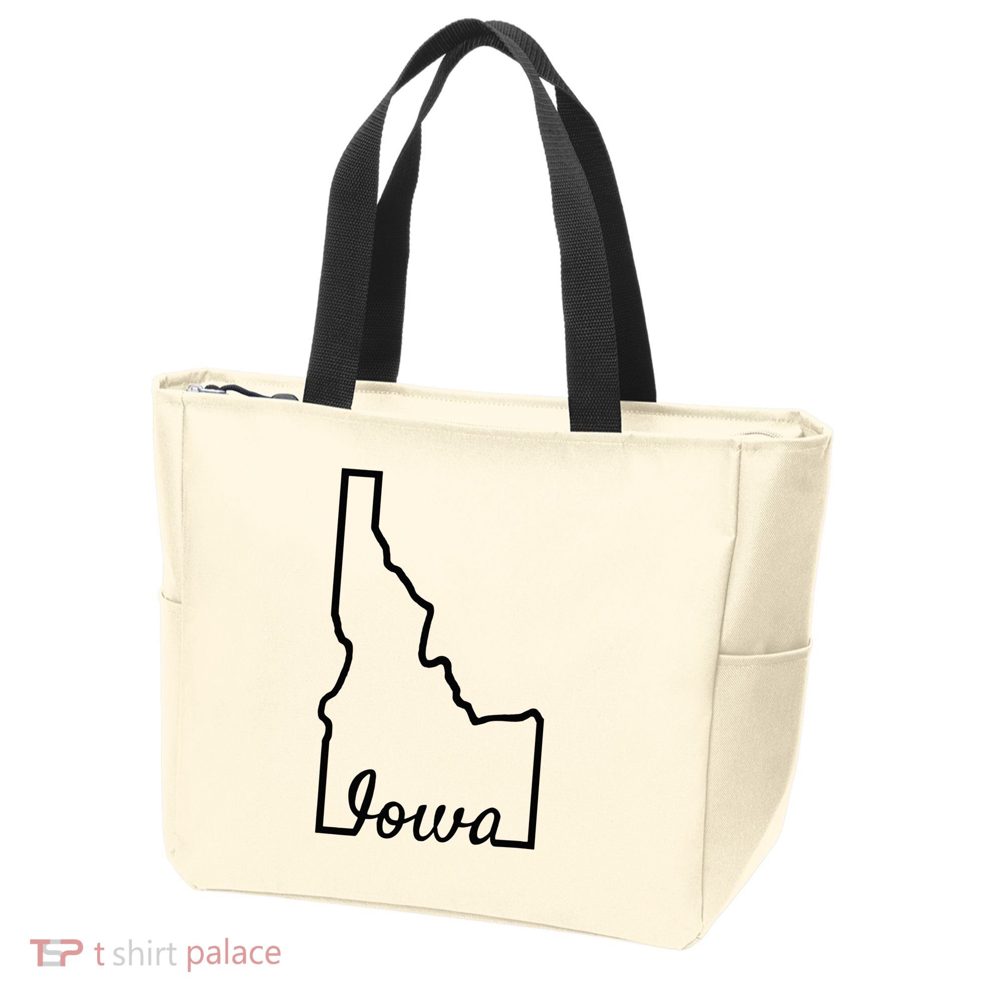 Idaho Iowa Funny Geography Mix Up Joke Idawa State Pride Tote Bag