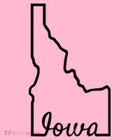 Idaho Iowa Funny Geography Mix Up Joke Idawa State Pride Coaster thumb 2