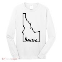 Idaho Iowa Funny Geography Mix Up Joke Idawa State Pride Long Sleeve Shirt thumb 0
