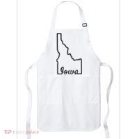 Idaho Iowa Funny Geography Mix Up Joke Idawa State Pride Apron thumb 0