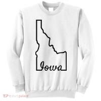 Idaho Iowa Funny Geography Mix Up Joke Idawa State Pride Sweatshirt thumb 0