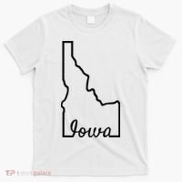 Idaho Iowa Funny Geography Mix Up Joke Idawa State Pride T-Shirt thumb 0