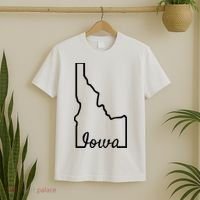 Idaho Iowa Funny Geography Mix Up Joke Idawa State Pride T-Shirt thumb 2
