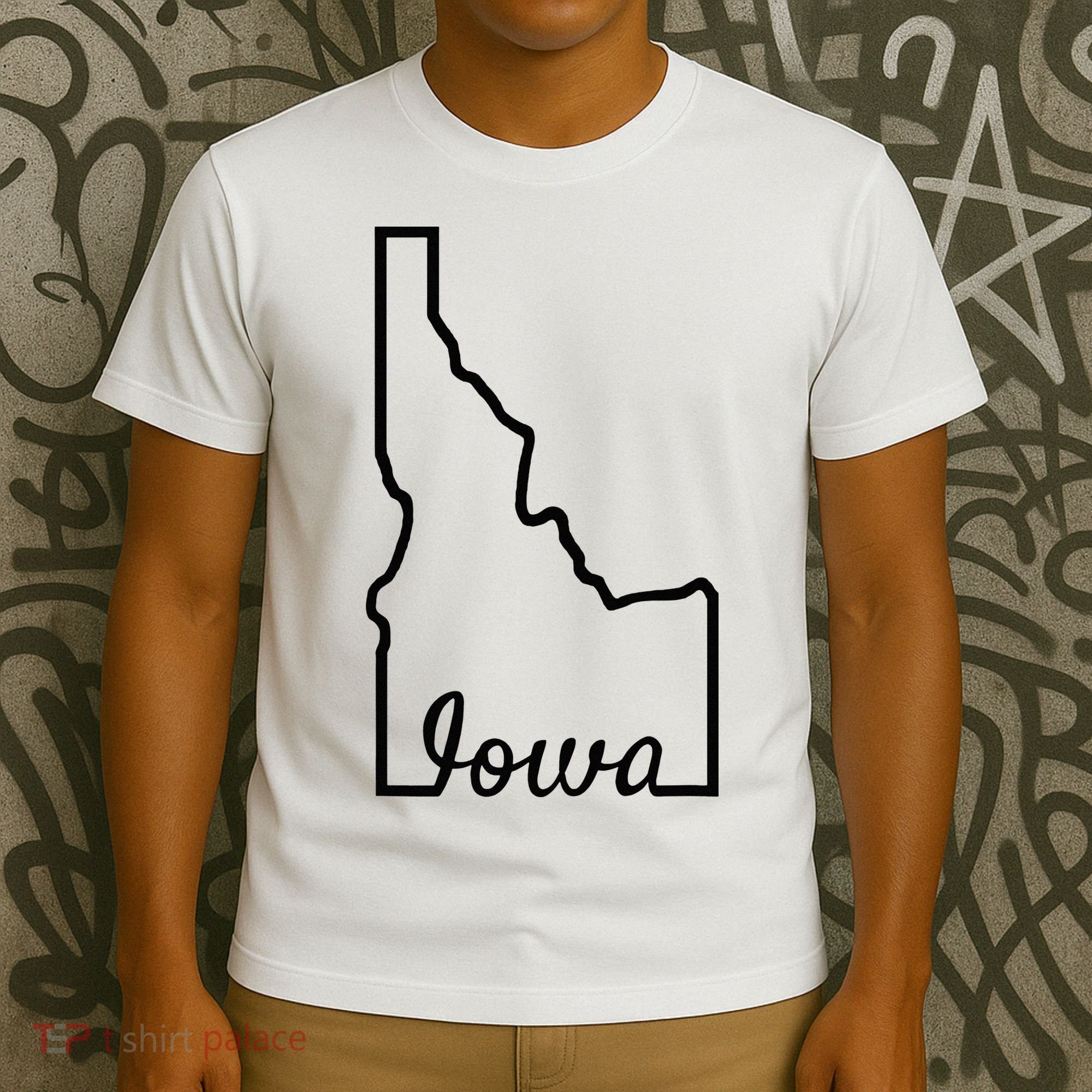 Idaho Iowa Funny Geography Mix Up Joke Idawa State Pride T-Shirt