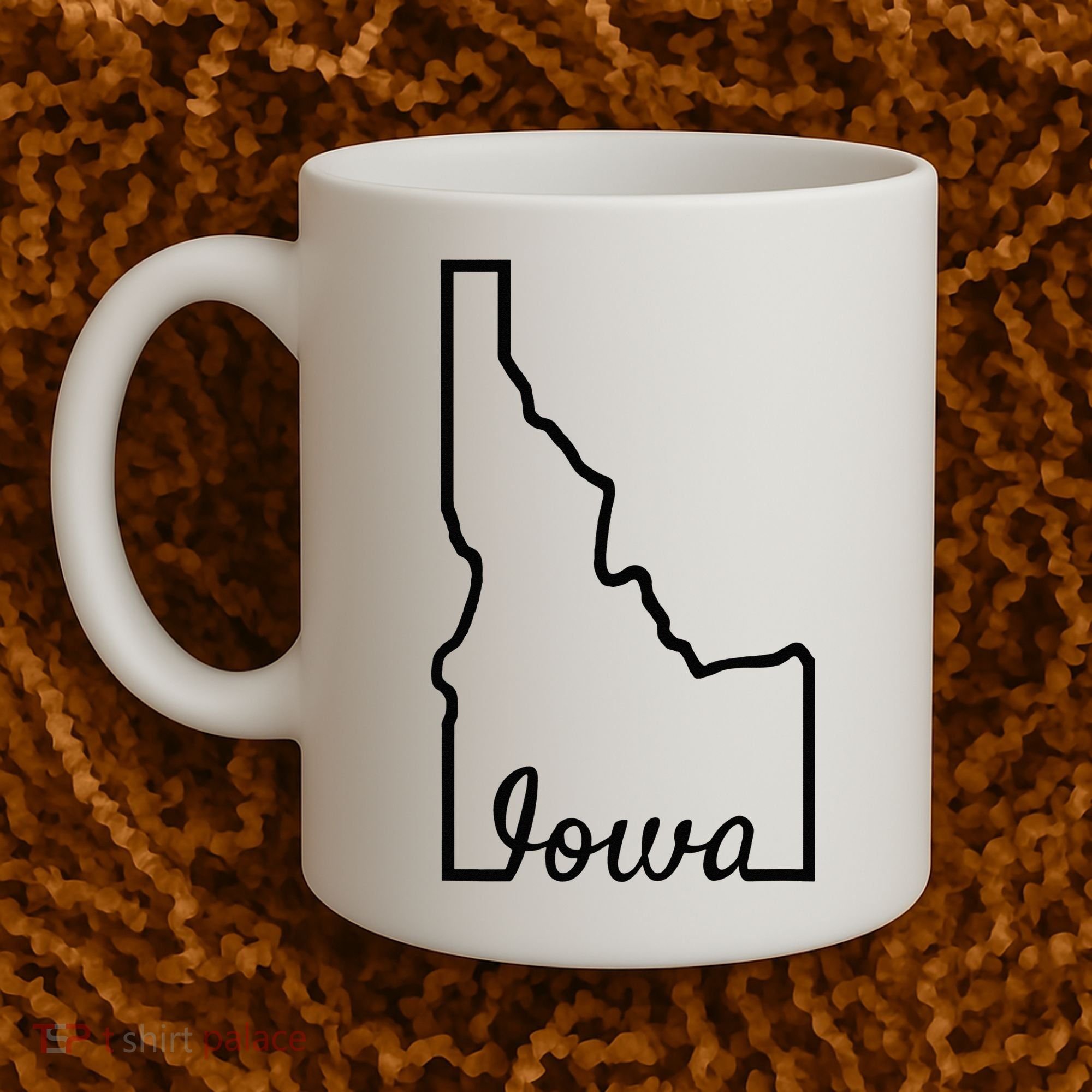 Idaho Iowa Funny Geography Mix Up Joke Idawa State Pride Coffee Mug
