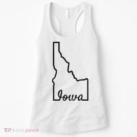 Idaho Iowa Funny Geography Mix Up Joke Idawa State Pride Women's Tank Top thumb 0