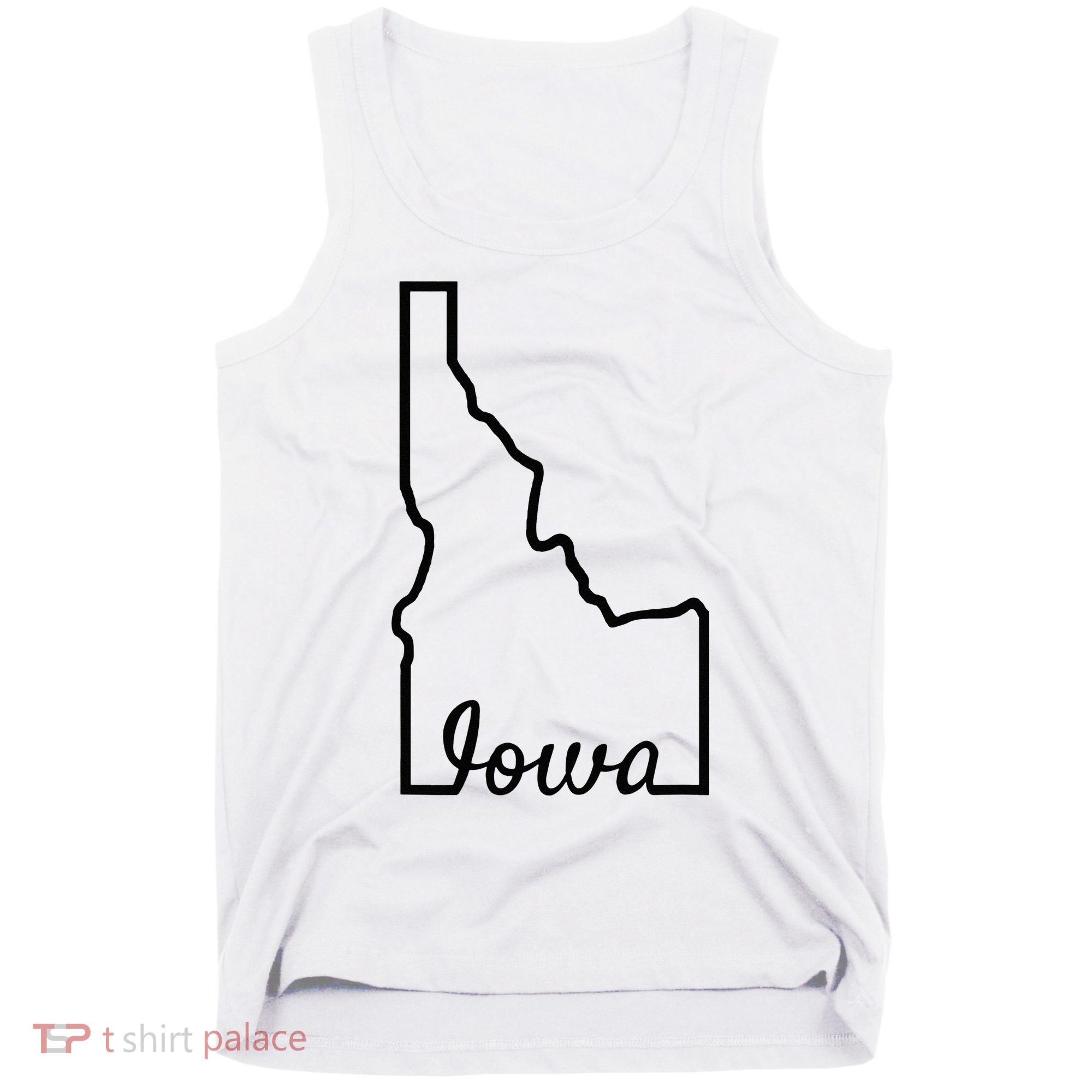 Idaho Iowa Funny Geography Mix Up Joke Idawa State Pride Tank Top
