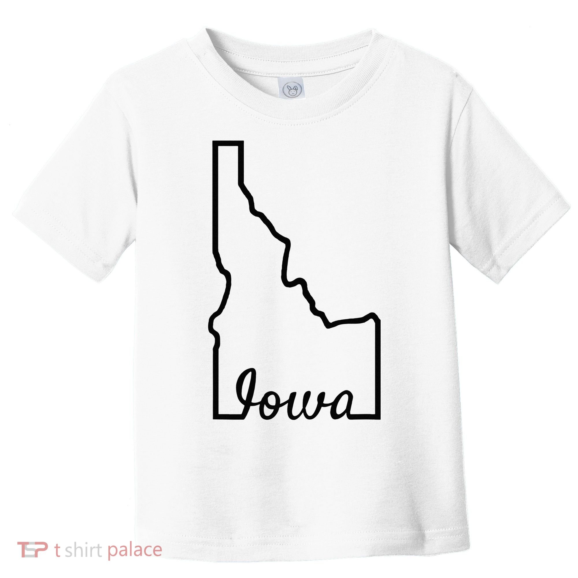 Idaho Iowa Funny Geography Mix Up Joke Idawa State Pride Toddler T-Shirt
