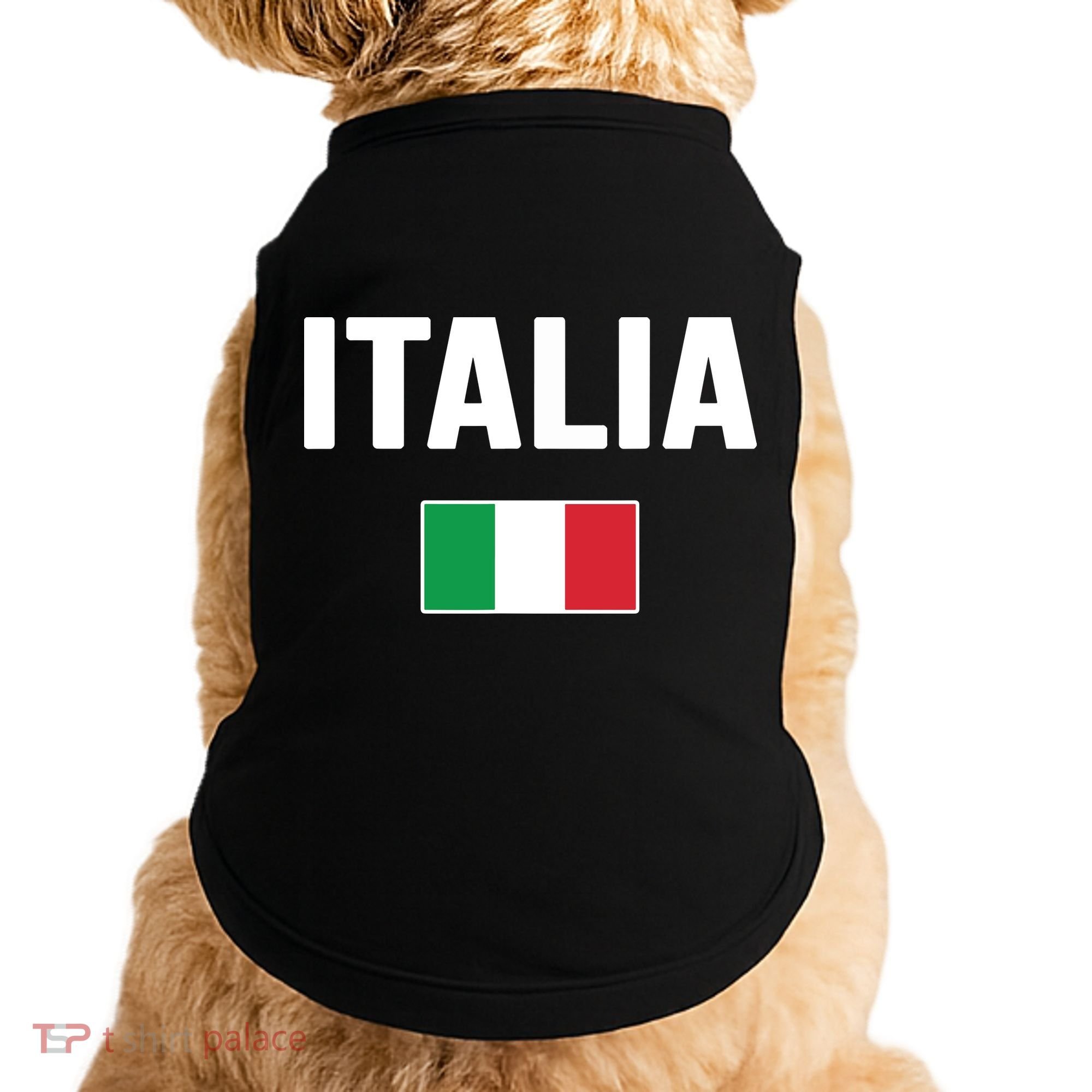 Italy Italian Flag Italia Souvenir Doggie Tank